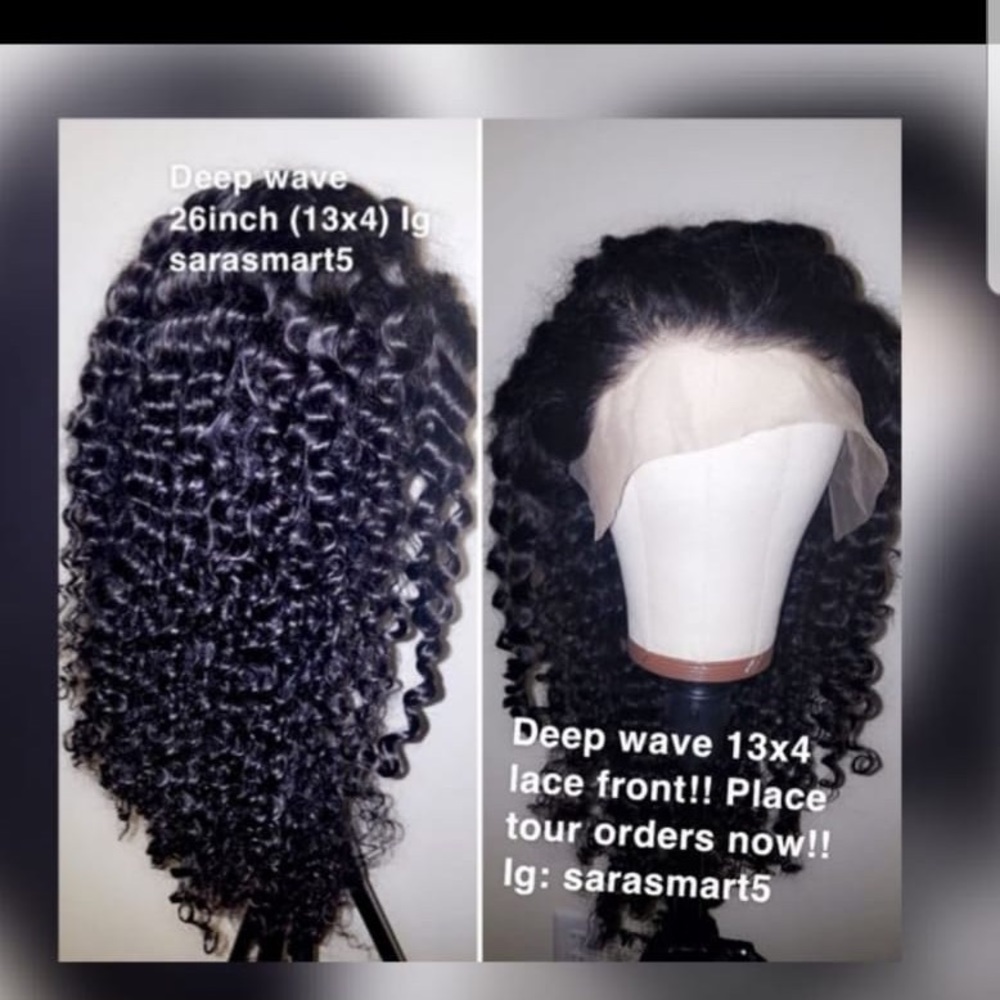 Deep wave 26 inch 13x4 frontal wig